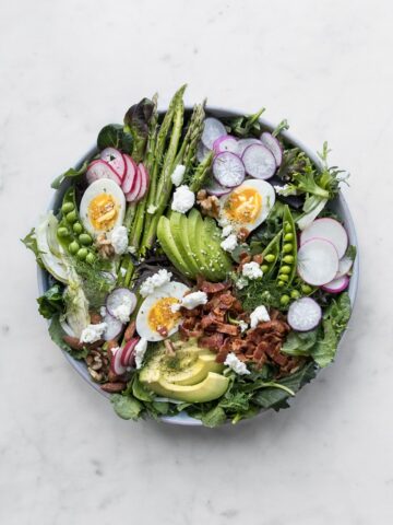 Close up of Green Salad on a Plate