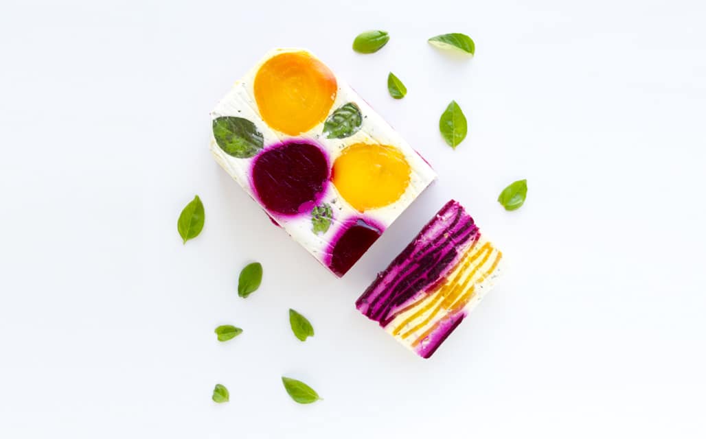 Beet Terrine with Chèvre and Basil Chef Sous Chef