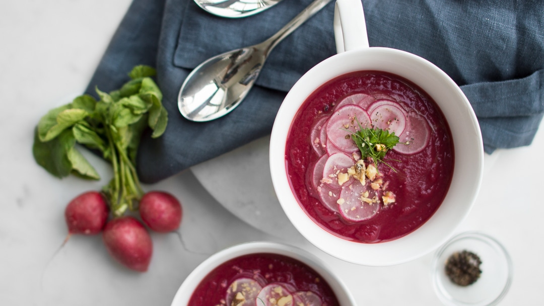 Roasted Beet Soup with Fennel and Orange Chef Sous Chef