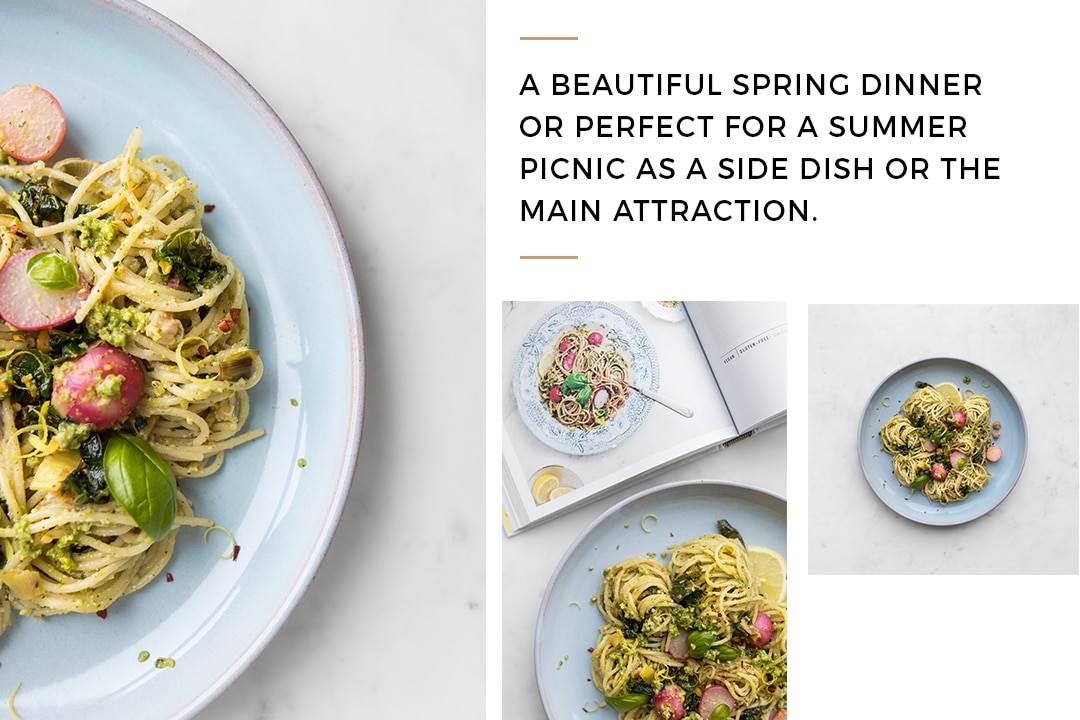 The Love and Lemons Cookbook spring onion pasta