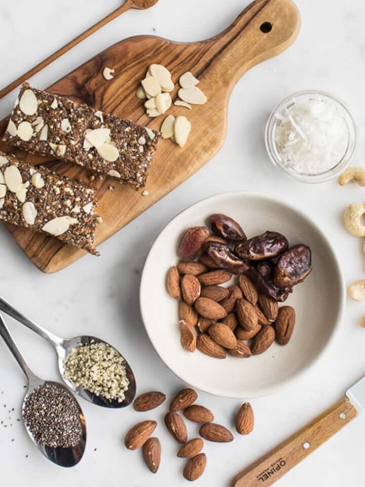 Nuts, seeds, and breakfast bars