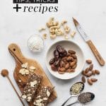 Whole30 Breakfast Bars and Ingredients to make them