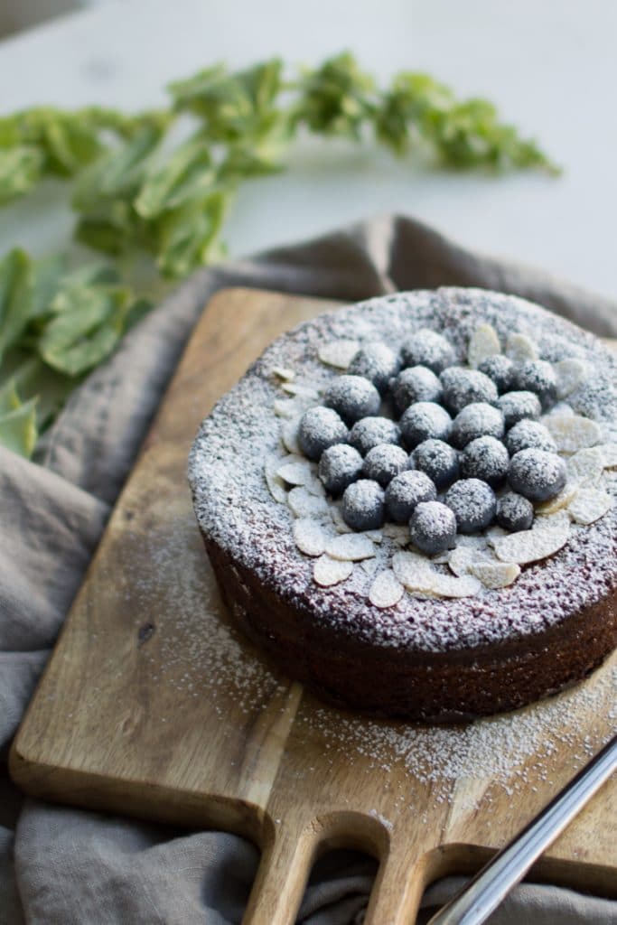Flourless Lemon and Blueberry Almond Cake Chef Sous Chef