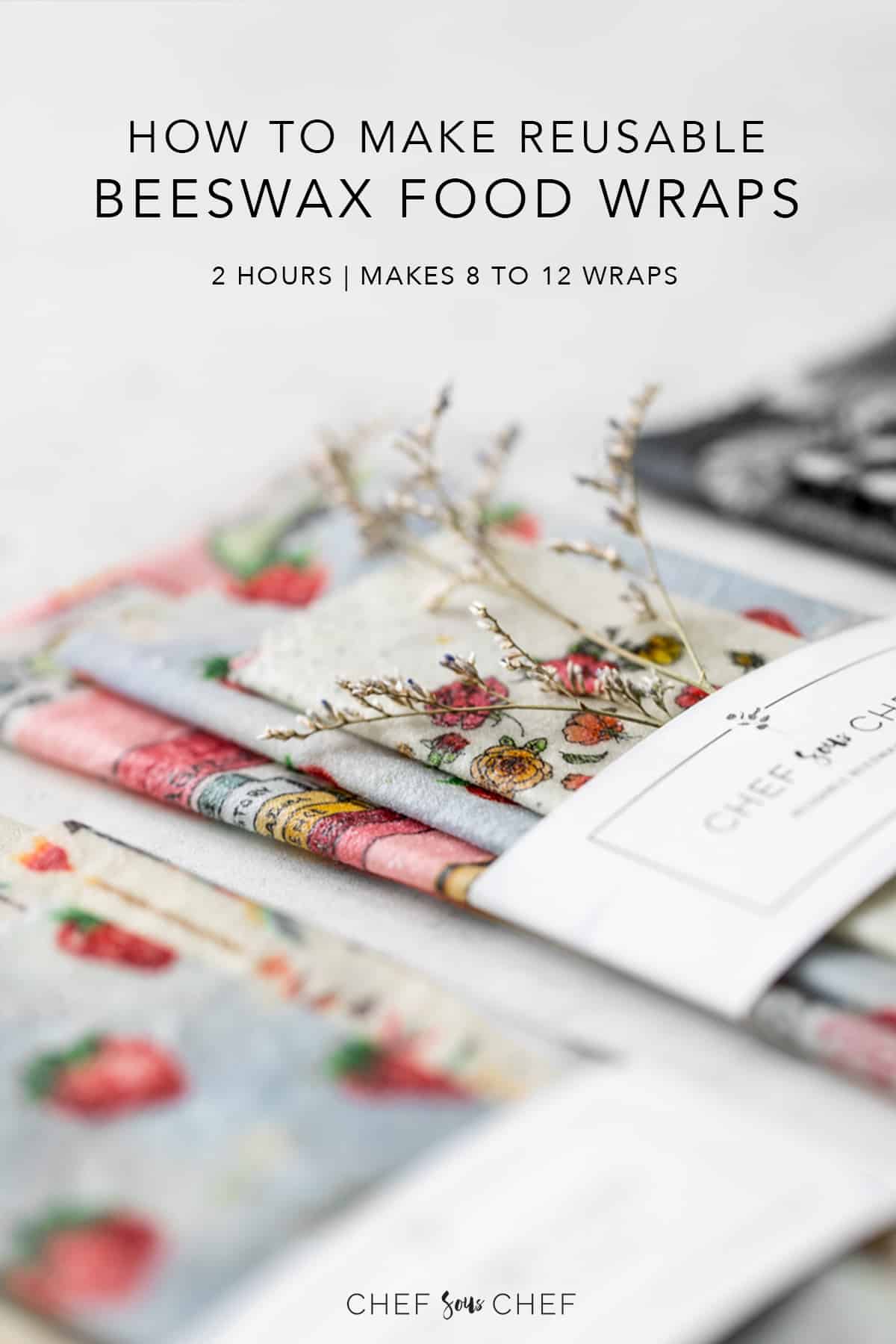 How to Make Beeswax Wraps for Food Chef Sous Chef