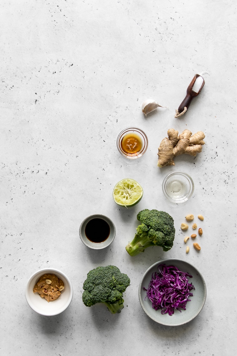 Ingredients for Broccoli Salad