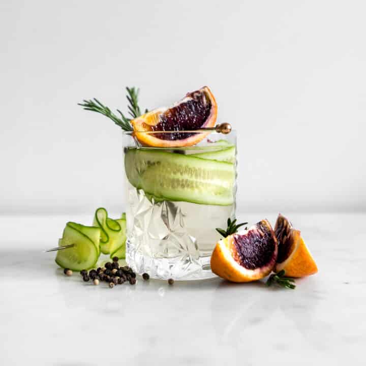 Sparkling Gin and Tonic with Carbonated Water Chef Sous Chef