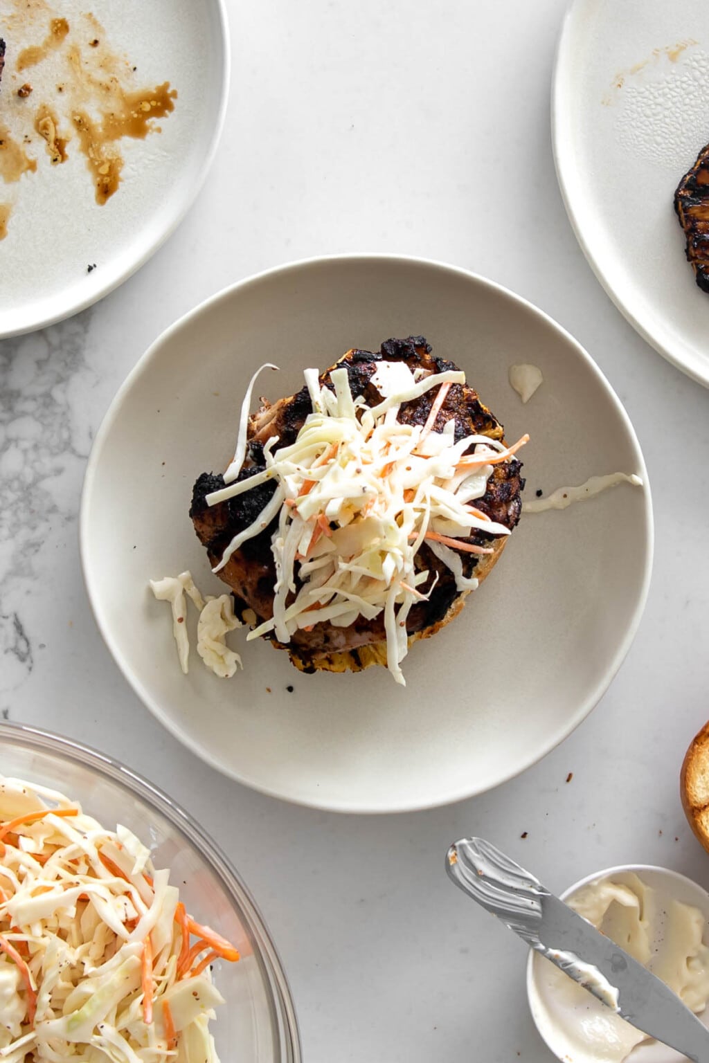 Grilled Jerk Chicken Sandwiches with Grilled Pineapple Chef Sous Chef