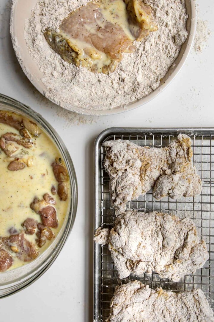 Spicy Curry Fried Chicken with Mango Sour Chef Sous Chef