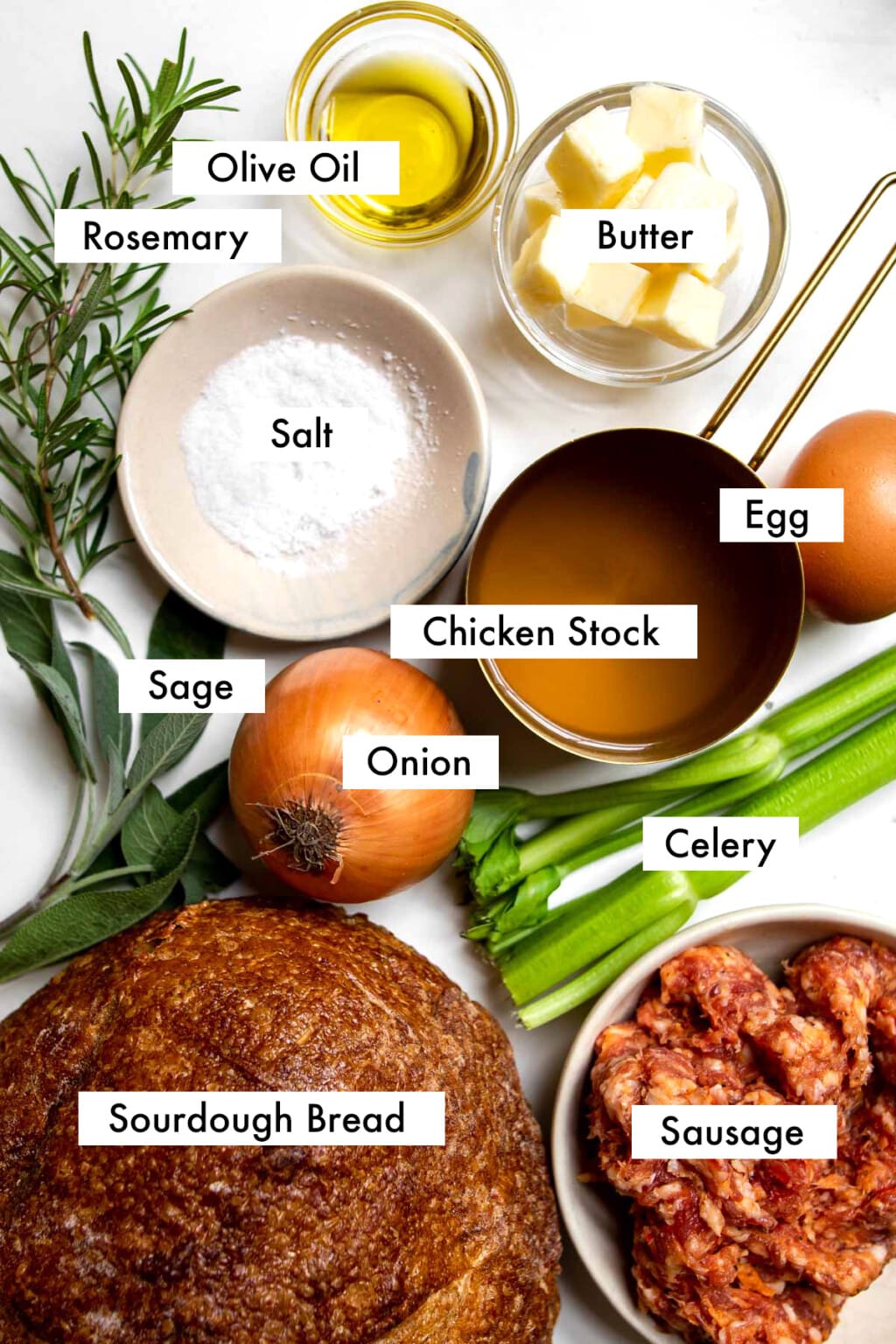 Sourdough Bread Stuffing - Chef Sous Chef