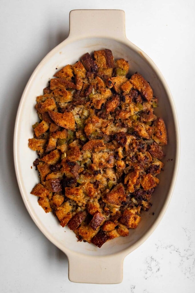 Sourdough Bread Stuffing - Chef Sous Chef