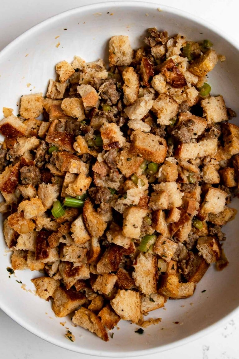 Sourdough Bread Stuffing - Chef Sous Chef